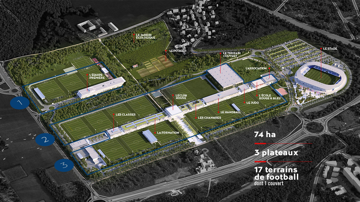 Le nouveau centre d'entraînement "écolo" du PSG prévu pour 2023 - Gazon  Sport Pro H24