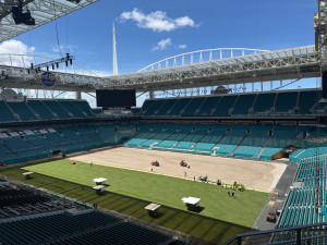 Installation Rapid Turf au Hard Rock Stadium.