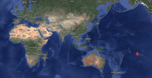 Polynésie française sur la carte