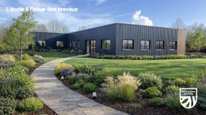 Simulation de la Natural Grass Academy à Marchésieux. 
