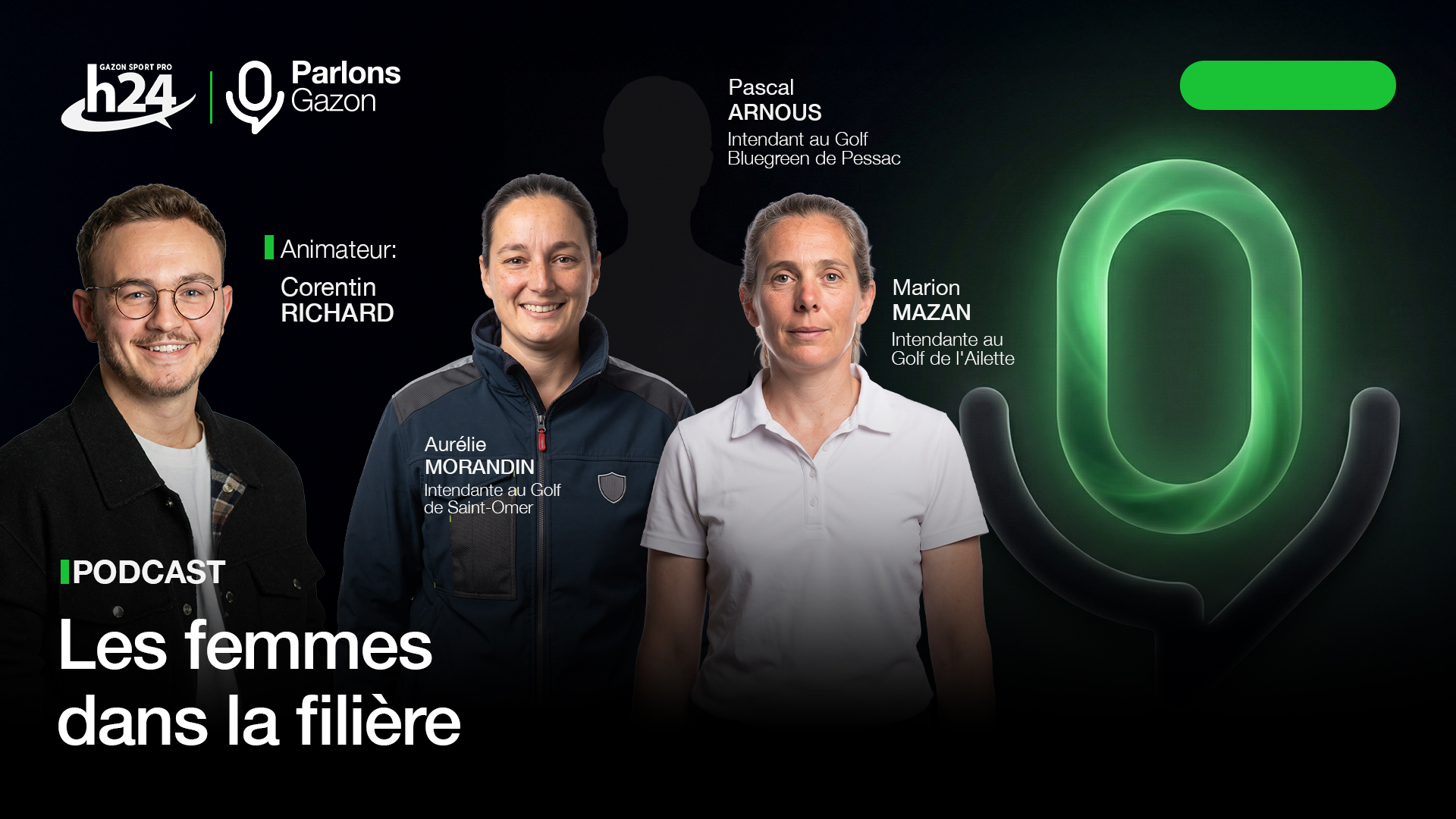 Podcast Parlons Gazon ! Episode 1 : Les femmes dans la filière